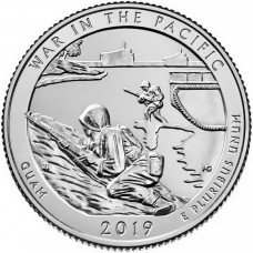 2019 US Beautiful Quarter War in the Pacific National Historical Park