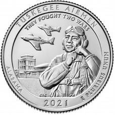 2021 US Beautiful Quarter Tuskegee Airmen National Historic Site