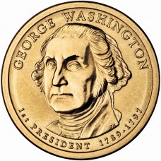 2007 US Presidential $1 - 1st President, George Washington 1789-1797