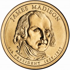 2007 US Presidential $1 - 4th President, James Madison 1809-1817
