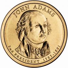 2007 US Presidential $1 - 2nd President, John Adams 1797-1801