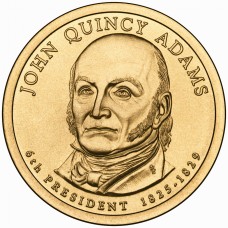 2008 US Presidential $1 - 6th President John Quincy Adams 1825-1829