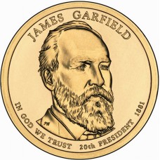 2011 US Presidential $1 - 20th President James Garfield  1881