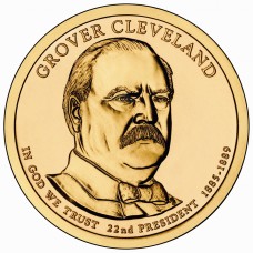2012 US Presidential $1 - 22nd President Grover Cleveland 1885-1889 (1st term)