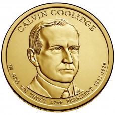 2014 US Presidential $1 - 30th President Calvin Coolidge 1923-1929