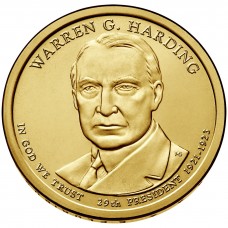 2014 US Presidential $1 - 29th President Warren G. Harding 1921-1923