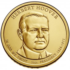 2014 US Presidential $1 - 31st President Herbert Hoover 1929-1933