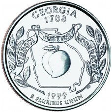 1999 US State Quarter Georgia