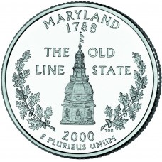 2000 US State Quarter Maryland