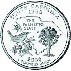 2000 US State Quarter South Carolina