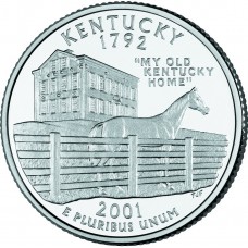 2001 US State Quarter Kentucky