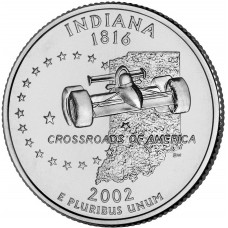2002 US State Quarter Indiana