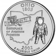 2002 US State Quarter Ohio