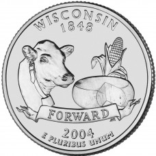 2004 US State Quarter Wisconsin
