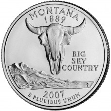 2007 US State Quarter Montana