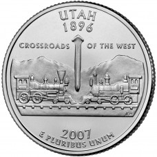 2007 US State Quarter Utah