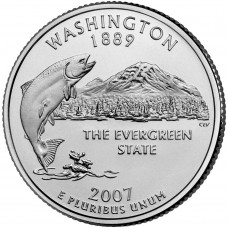 2007 US State Quarter Washington