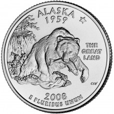 2008 US State Quarter Alaska