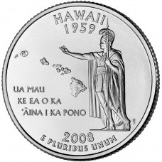 2008 US State Quarter Hawaii