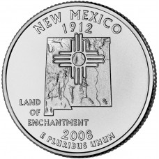 2008 US State Quarter New Mexico