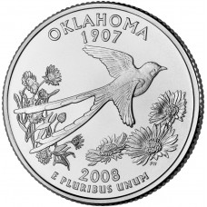2008 US State Quarter Oklahoma