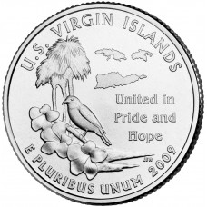 2009 US Territory Quarter The U.S. Virgin Islands  