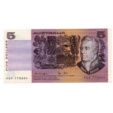 1979 $5 Knight-Stone Paper Banknote VF