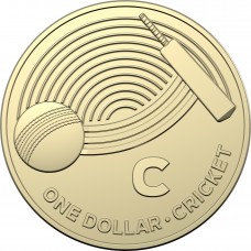 2019 $1 The Great Aussie Coin Hunt - 'C' Cricket Uncirculated