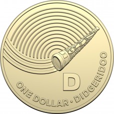 2019 $1 The Great Aussie Coin Hunt - 'D' Didgeridoo Uncirculated