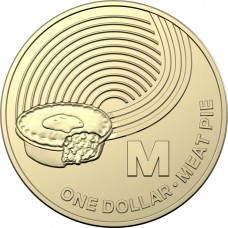 2019 $1 The Great Aussie Coin Hunt - 'M' Meat Pie Uncirculated