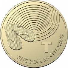 2019 $1 The Great Aussie Coin Hunt - 'T' Thongs Uncirculated