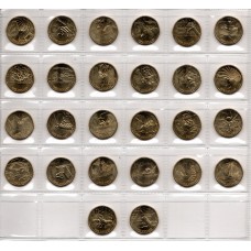 2021 $1 The Great Aussie Coin Hunt A-Z Set of 26 Uncirculated Coins