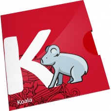 2021 $1 The Great Aussie Coin Hunt - 'K' Koala Carded Coin