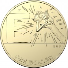 2021 $1 The Great Aussie Coin Hunt - 'E' Emu Uncirculated