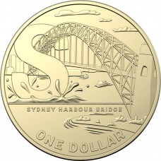 2021 $1 The Great Aussie Coin Hunt - 'S' Sydney Harbour Bridge Uncirculated