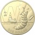 2021 $1 The Great Aussie Coin Hunt - 'W' Witchetty Grub Carded Coin