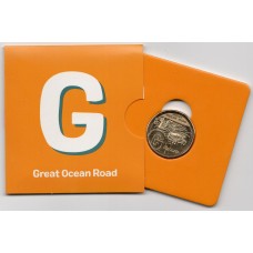 2022 $1 The Great Aussie Coin Hunt - 'G' Great Ocean Road Carded Coin