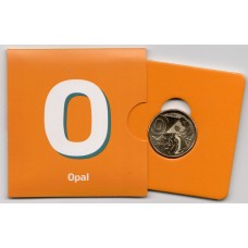 2022 $1 The Great Aussie Coin Hunt - 'O' Opal Carded Coin