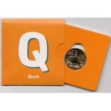 2022 $1 The Great Aussie Coin Hunt - 'Q' Quoll Carded Coin