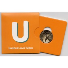 2022 $1 The Great Aussie Coin Hunt - 'U' Undara Lava Tubes Carded Coin