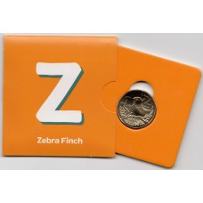 2022 $1 The Great Aussie Coin Hunt - 'Z' Zebra Finch Carded Coin