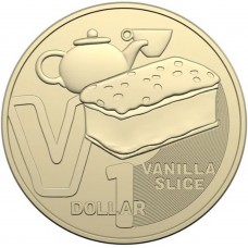 2022 $1 The Great Aussie Coin Hunt - 'V' Vanilla Slice Uncirculated