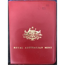 1983 Mint Set Red Wallet - Standard Coin Design