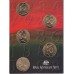 1984 to 1992 The Australian Five $1 Coin Folder Set Uncirculated