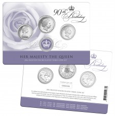 2016 Her Majesty The Queen 90th Birthday - Three Coin Set
