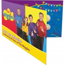 2021 $1 & $2 Coins 30 Years of The Wiggles 6 Coin Collection Folder