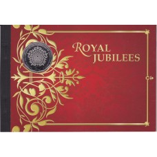 2013 50¢ Royal Jubilees Queen Elizabeth II Coin & Stamp Booklet