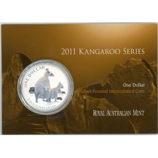 2011 $1 Kangaroo Allied Rock-Wallaby 1oz 99.9% Silver Specimen
