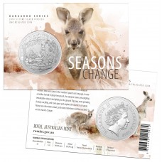 2019 $1 Kangaroo Series Seasons Change 1oz 99.9% Silver Specimen