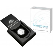 2019 $1 1/10 oz 99.9% Silver Kangaroo at Sunset Proof Coin